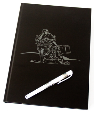"GS - Write on Black" notebook